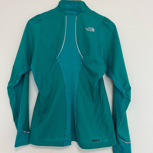 The North Face Teal Flight Series Zip Front Lightweight Windbreaker Jacket - Picture 5 of 15